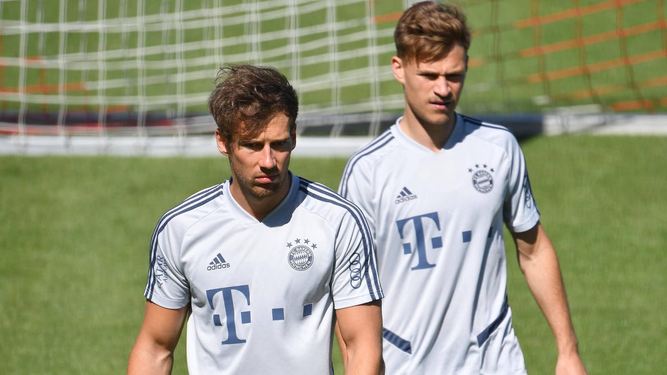 Leon Goretzka (l.) und Joshua Kimmich (r.): Die Bayern-Profis haben mit ihrer Initiative Millionen Euro an Spenden eingesammelt.