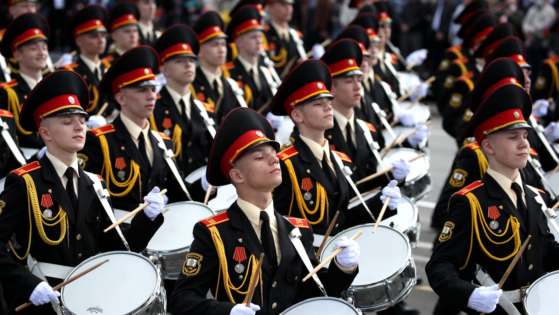 Militärsparade: Weißrussland gedenkt damit der Opfer des Zweiten Weltkrieges. Militärsparade: Weißrussland gedenkt damit der Opfer des Zweiten Weltkrieges.