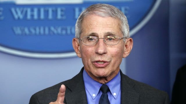 Anthony Fauci geht 14 Tage lang in Quarantäne.