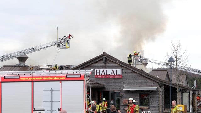 Brand in Torfhaus