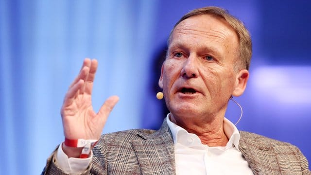 Hans-Joachim Watzke spricht auf dem Kongress SpoBis