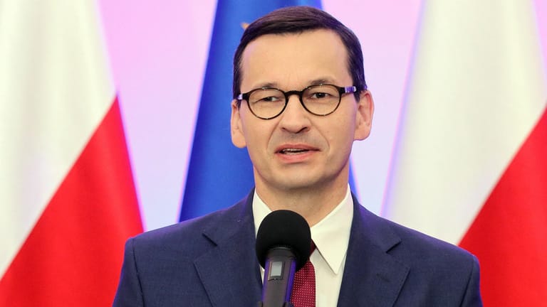 Mateusz Morawieck: Polens Regierungschef hat das Bundesverfassungsgericht für sein umstrittenes Urteil zur Europäischen Zentralbank gelobt.