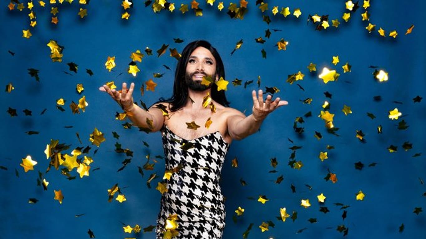 Conchita Wurst, Gewinnerin des Eurovision Song Contest 2014, freut sich auf das Wochenende.