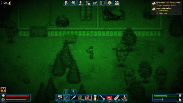 Mission bei Nacht und Nachtsichtgeräteflimmern: "CryoFall" stellt Spieler vor etliche Herausforderungen - auch jenseits von Crafting. Mission bei Nacht und Nachtsichtgeräteflimmern: "CryoFall" stellt Spieler vor etliche Herausforderungen - auch jenseits von Crafting.