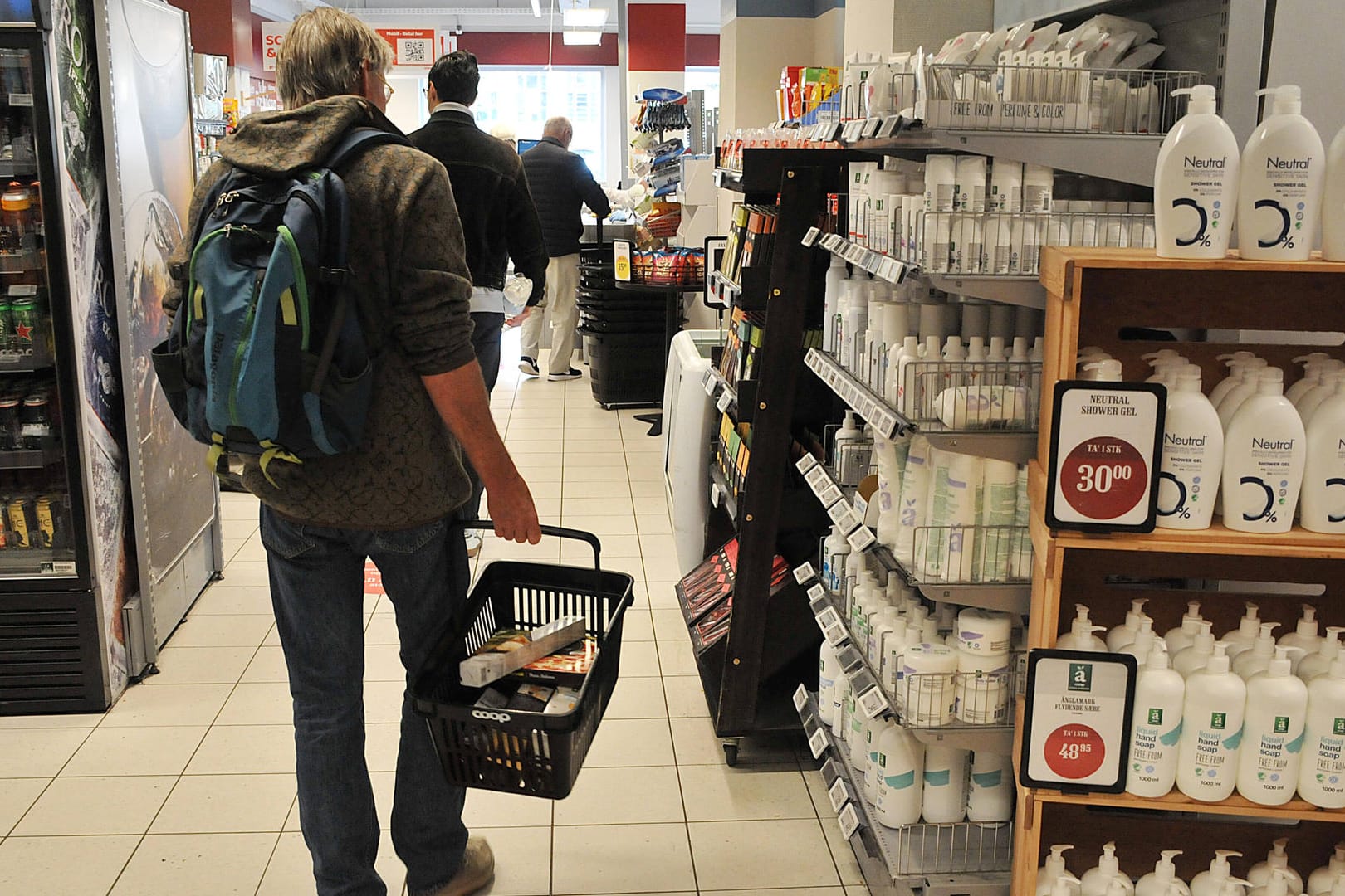 Drogerie in Kopenhagen: Ab Montag, 11. Mai, haben zahlreiche europäische Länder ihre Corona-Maßnahmen gelockert.
