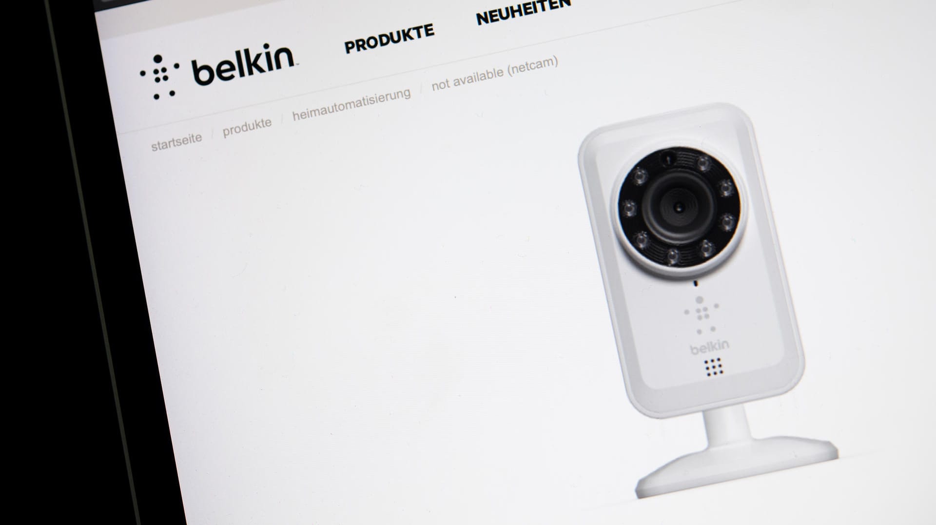 Sie Seite von Belkin: Nach dem 29. Mai sind Geräte der WLAN-Kamera-Serie Wemo Netcam nicht mehr funktionsfähig. Sie Seite von Belkin: Nach dem 29. Mai sind Geräte der WLAN-Kamera-Serie Wemo Netcam nicht mehr funktionsfähig.