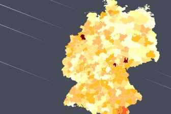 So unterschiedlich entwickeln sich die Neuinfektionen deutschlandweit