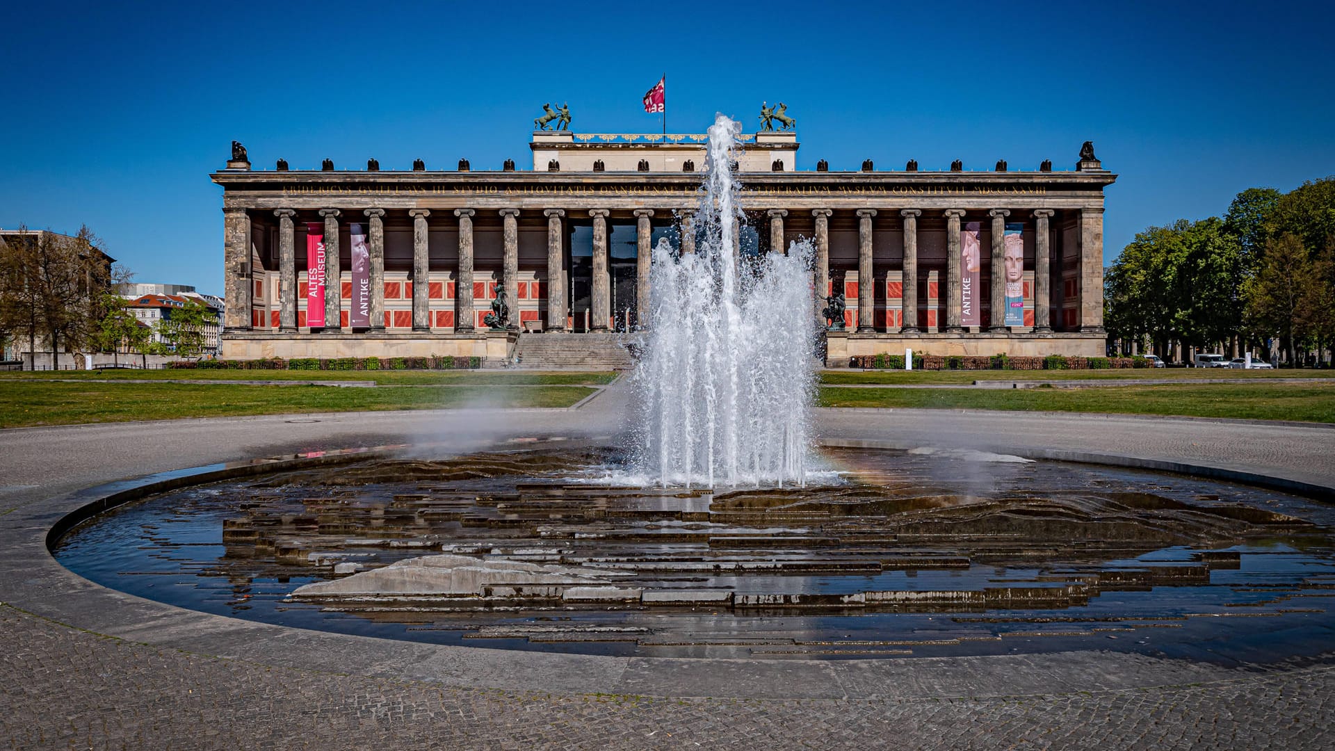 Das Alte Museum auf der Museumsinsel: Dieses Haus ist ab dem 12. Mai wieder für Besucher geöffnet.