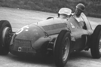 Der Italiener Giuseppe "Nino" Farina gewann das erste Formel-1-Rennen - er war schon 43 Jahre alt.