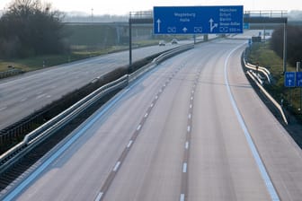 Auotbahn 14 im Landkreis Leipzig: Dort kommt es zu dem Unfall.