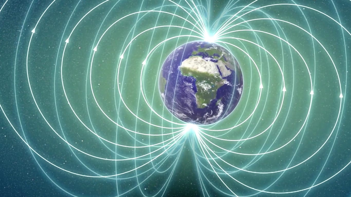 Der magnetische Nordpol: Forscher finden heraus, warum er sich bewegt.
