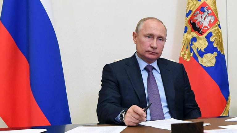 Präsident Wladimir Putin: Steht wegen seines Corona-Managements zunehmend in der Kritik.
