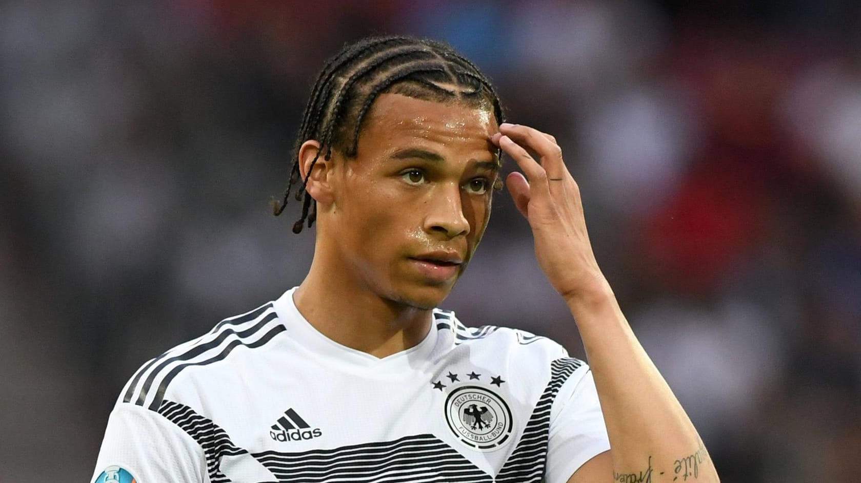 Leroy Sané: Der Offensivspieler wird seit Monaten beim FC Bayern gehandelt.