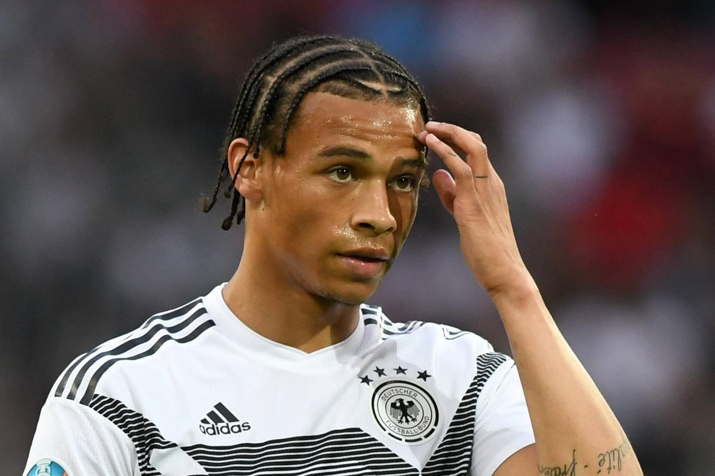 Leroy Sané: Der Offensivspieler wird seit Monaten beim FC Bayern gehandelt.