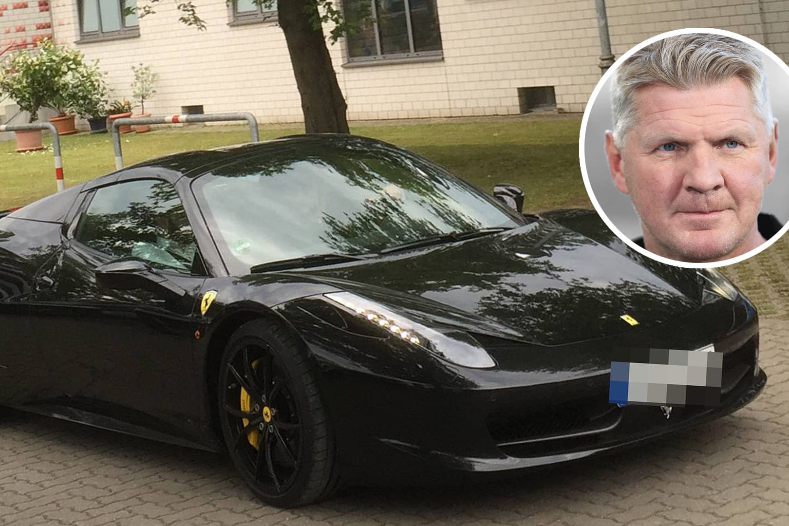 Kein ungewöhnliches Auto für einen Bundesliga-Profi: ein Ferrari. Stefan Effenberg sieht protzende Profis in Zeiten von Corona allerdings kritisch, gerade wenn es um Fotos in sozialen Netzwerken geht.