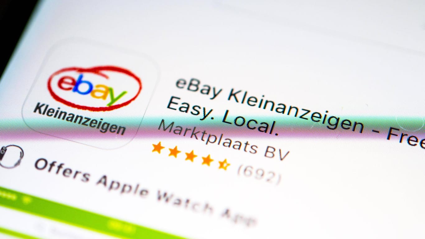 App von Ebay Kleinanzeigen: Am Wochenende und an Feiertagen werden besonders viele Kleinanzeigen aufgegeben.