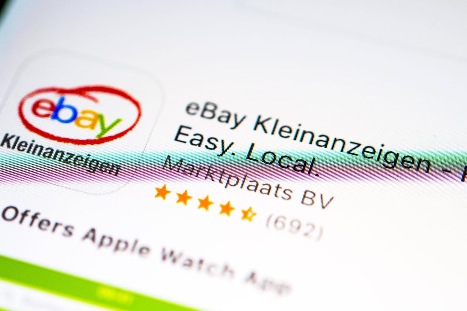 App von Ebay Kleinanzeigen: Am Wochenende und an Feiertagen werden besonders viele Kleinanzeigen aufgegeben.