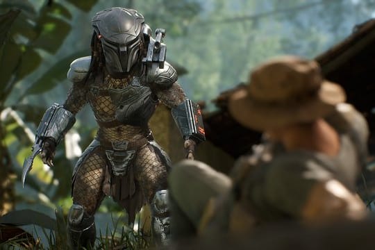 Wird es die Kralle oder die Schulterkanone? Hier ist die Jagd auf den Predator schiefgegangen, und der Jäger wird zum Gejagten.