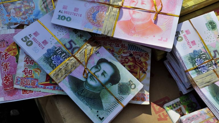 China: Die Polizei hat die größte Falschgeld-Aufdeckung der Geschichte gemacht (Symbolbild).