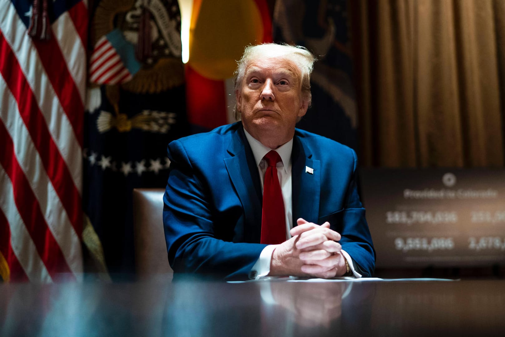 Trump: Hat Krankenhauspersonal mit Soldaten verglichen.