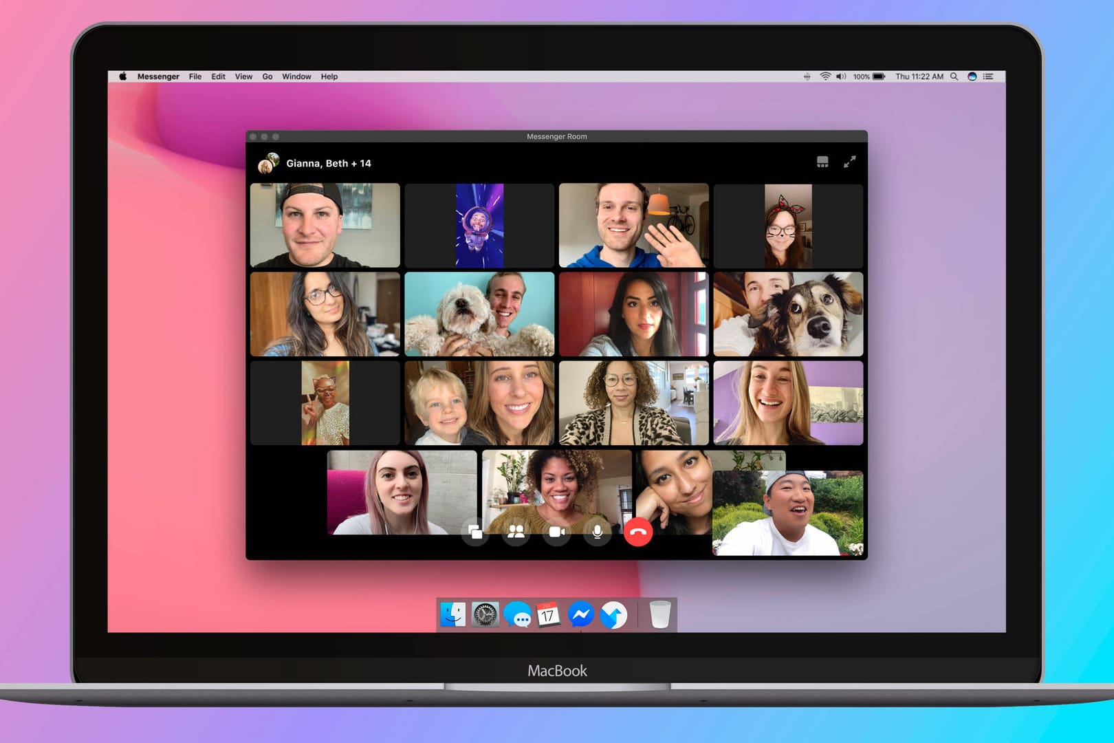 "Messenger Rooms" von Facebook: Die neue Videokonferenz-Software soll eine direkte Verknüpfung zu WhatsApp erhalten.