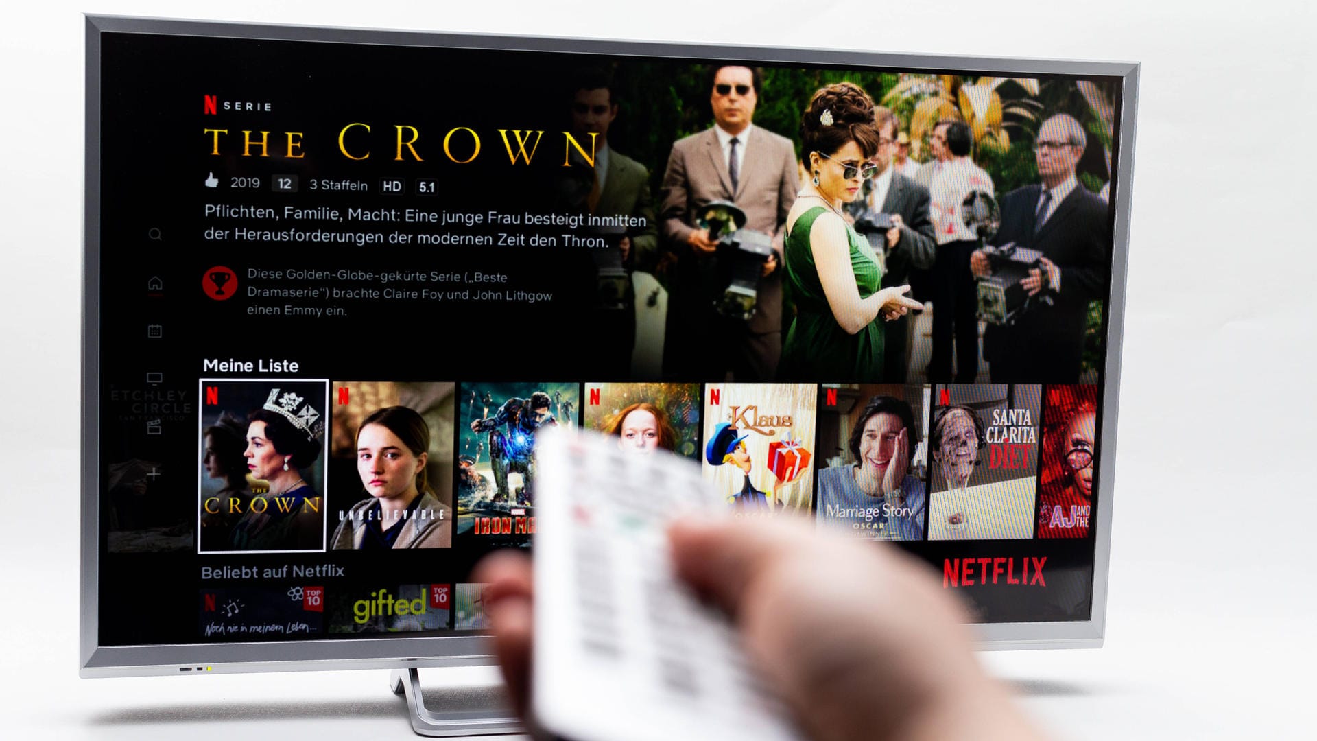 Netflix-Startbildschirm: Worauf haben Sie heute Lust?