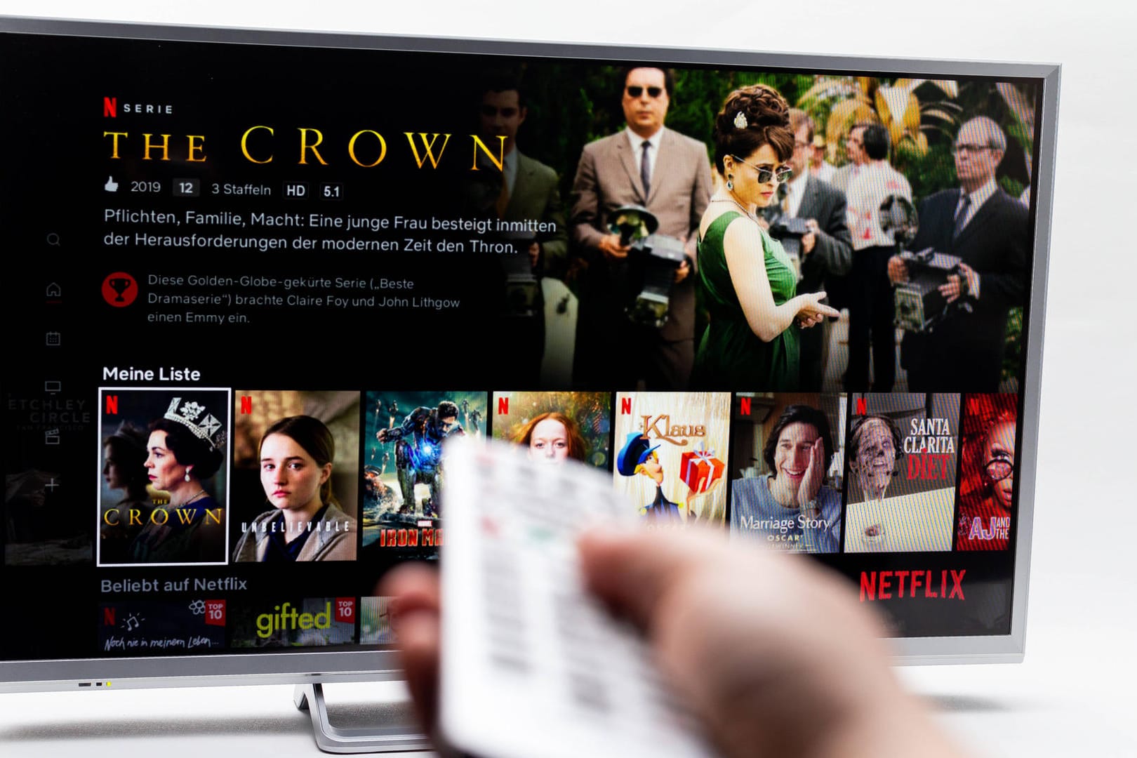 Netflix-Startbildschirm: Worauf haben Sie heute Lust?