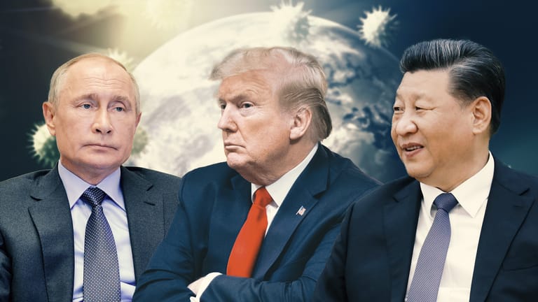 Die USA, China und Russland ringen um globalen Einfluss. Die Corona-Krise ändert daran wenig.