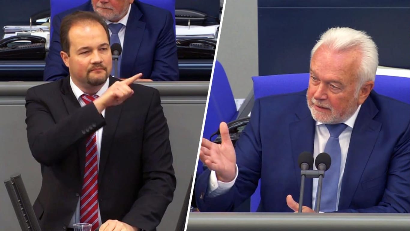 Kritik an fehlendem Mindestabstand: Bundestagsvizepräsident Kubicki wies den Vorwurf des AfD-Abgeordneten von sich.