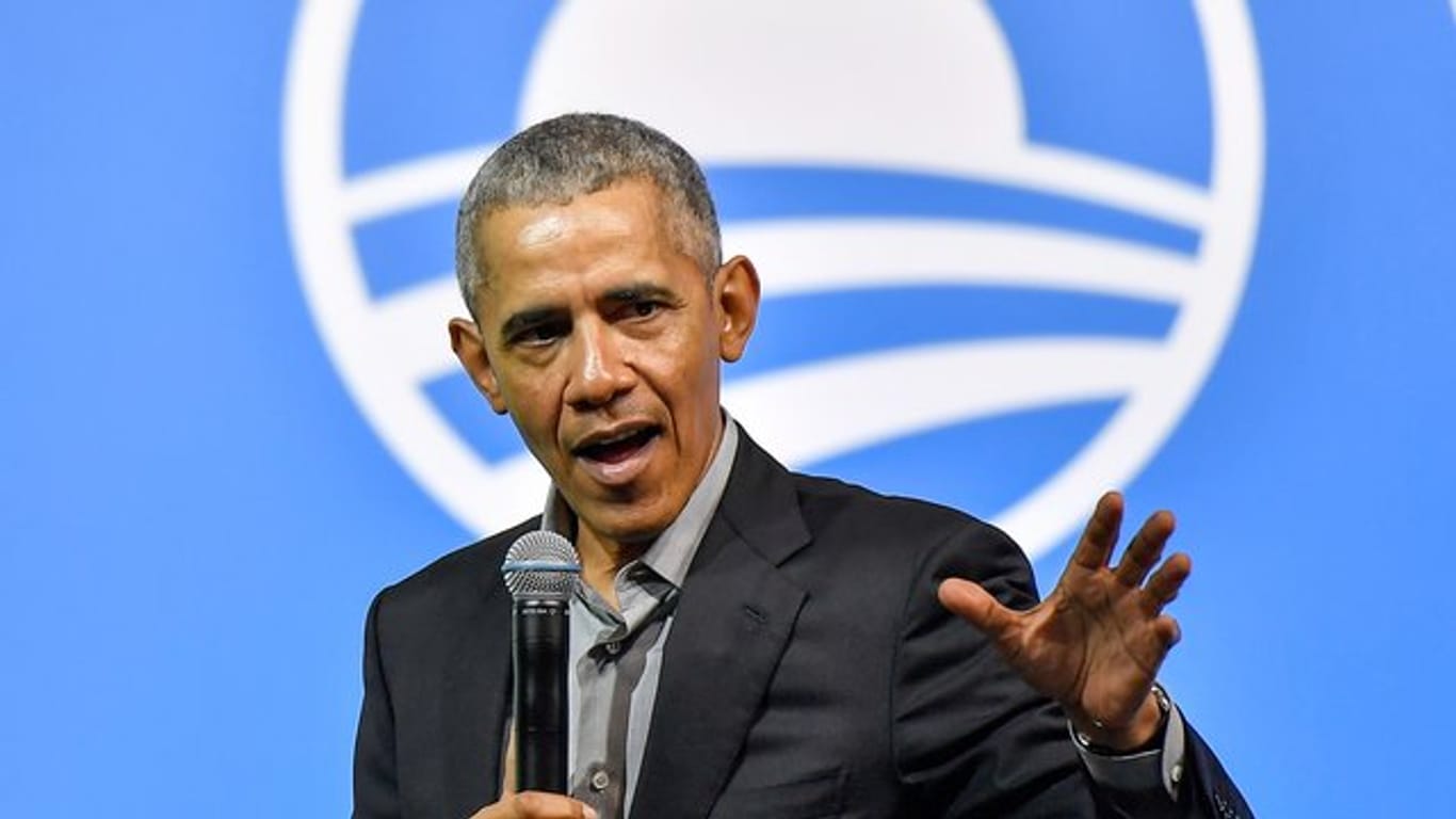 Ex-US-Präsident Barack Obama Ende 2019 während einer Veranstaltung der Obama Foundation.