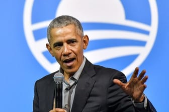 Ex-US-Präsident Barack Obama Ende 2019 während einer Veranstaltung der Obama Foundation.