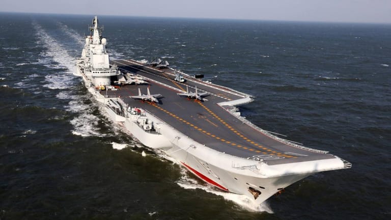 Der chinesische Flugzeugträger "Liaoning": China rüstet auch militärisch auf, um seinen globalen Einfluss auszubauen.