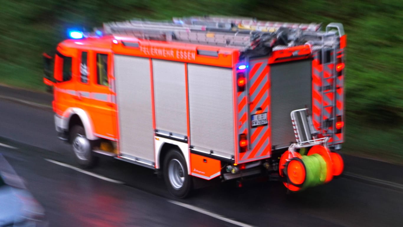 Einsatzfahrt der Feuerwehr: In Münster musste ein Wecker ausgeschalten werden.