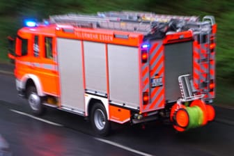 Einsatzfahrt der Feuerwehr: In Münster musste ein Wecker ausgeschalten werden.