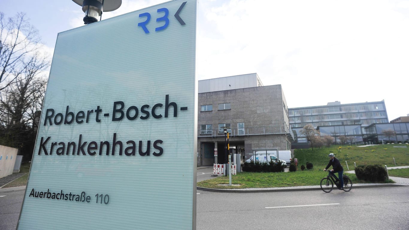 Das Robert-Bosch-Krankenhaus in Stuttgart: Unter anderem das RBK testet Corona-Patienten auf Antikörper.