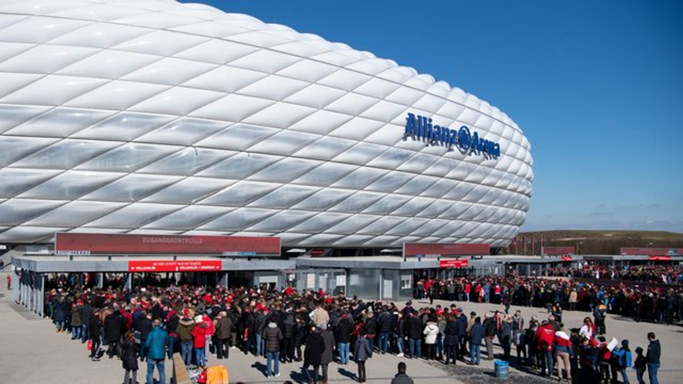Außenansicht Allianz Arena