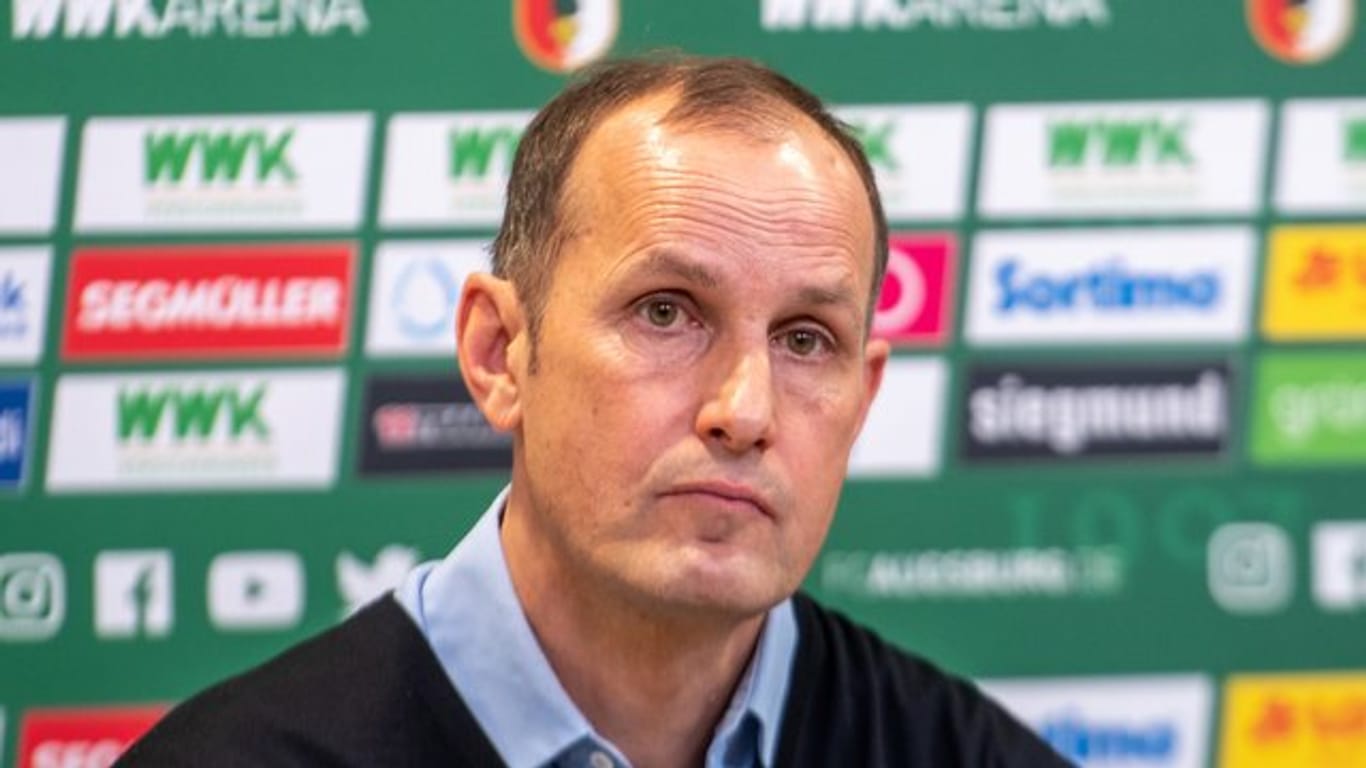 Ist zurück bei seinem Team: FCA-Coach Heiko Herrlich.