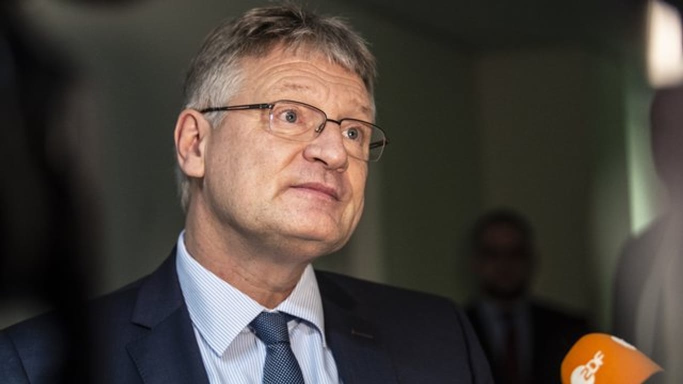Jörg Meuthen:Der AfD-Vorsitzende hat den Rauswurf von Andreas Kalbitz aus der Partei verteidigt.