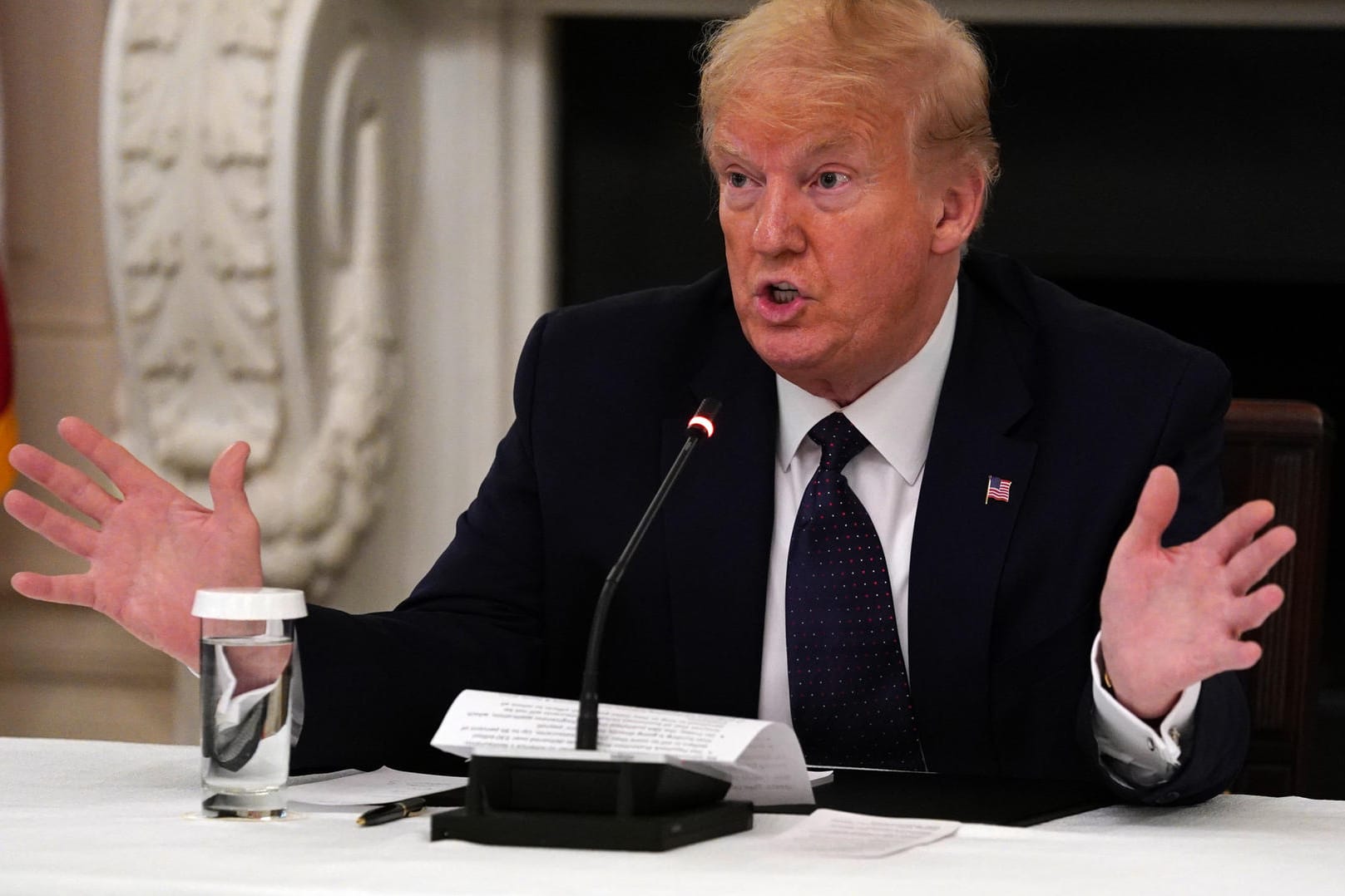 Trump im Weißen Haus: "Ich habe viele gute Geschichten darüber gehört."