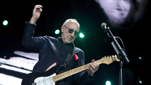 Pete Townshend von der britischen Band The Who 2013 in Amsterdam.