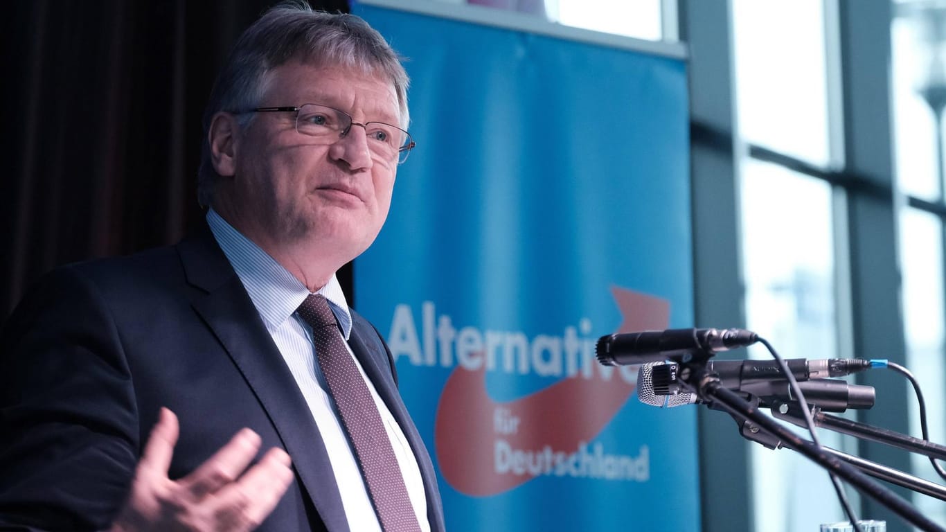 Jörg Meuthen: Der AfD-Parteichef fordert zu Distanzierung vom Rechtsextremismus auf.