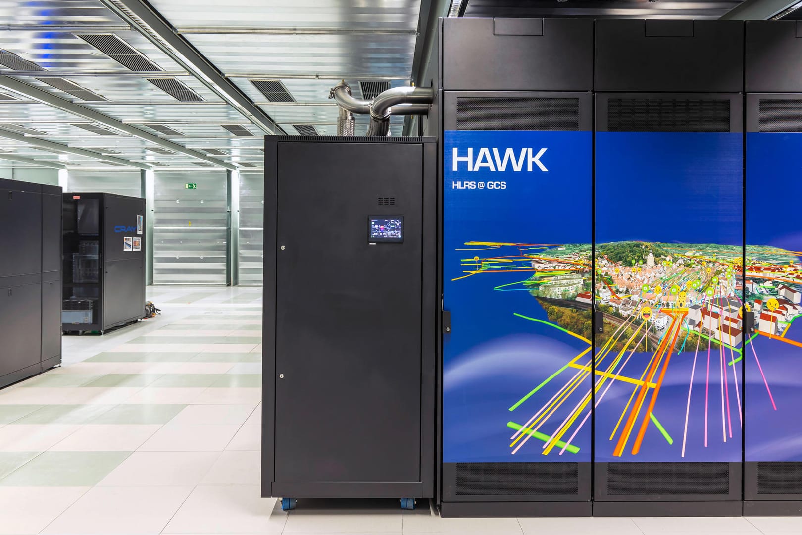 Der Supercomputer HAWK in Stuttgart: Unbekannte attackierten Hochleistungsrechner in Europa.