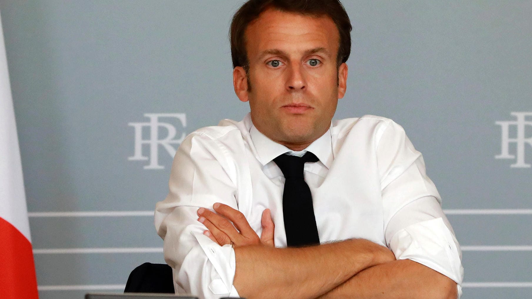 Emmanuel Macron: Der französische Präsident verlor die absolute Mehrheit in Nationalversammlung. Emmanuel Macron: Der französische Präsident verlor die absolute Mehrheit in Nationalversammlung.