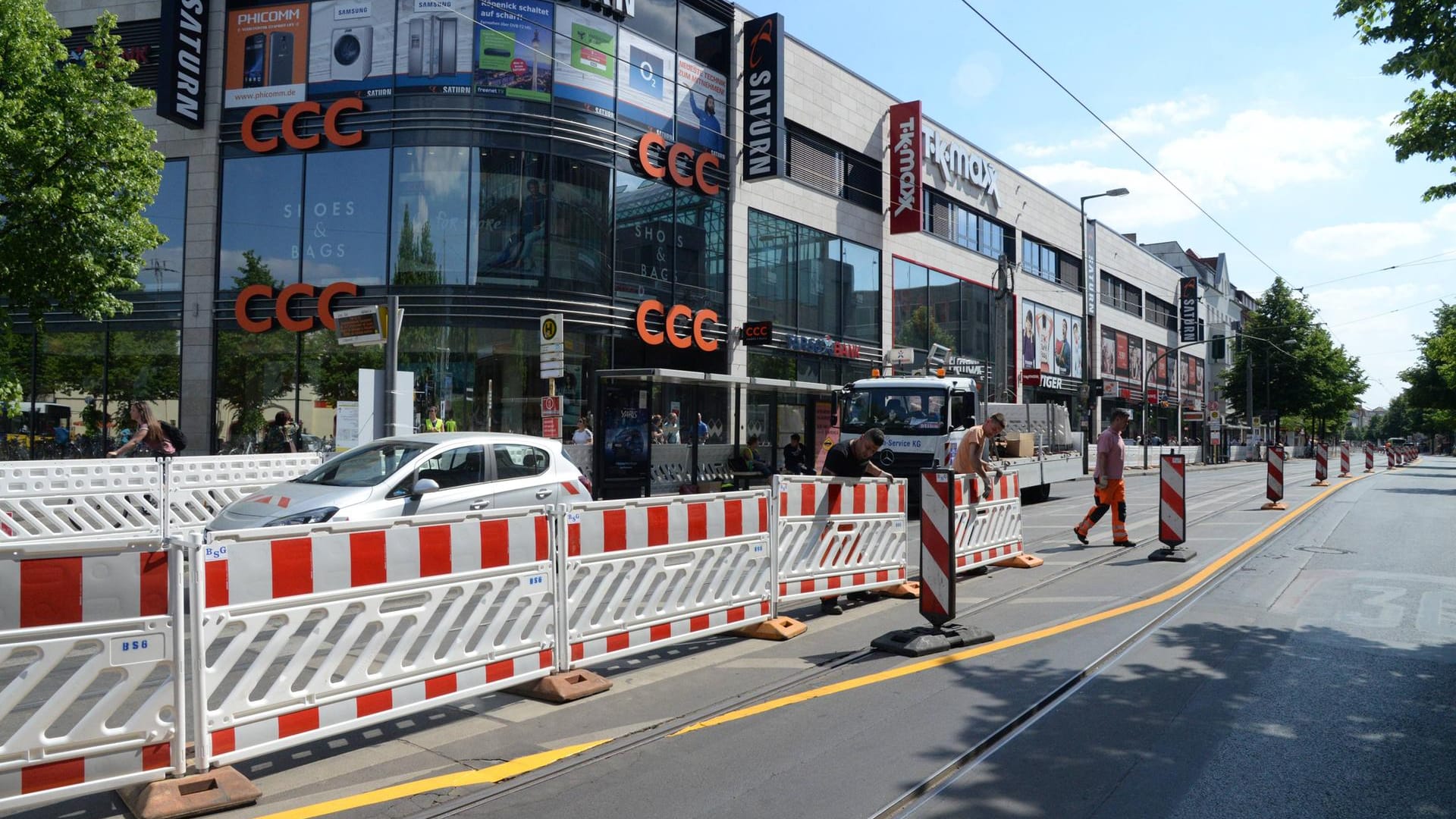 Das neue Zentrum in Köpenick (Symbolbild): Eine Frau ist in dort von ihrem eigenen Auto überrollt worden.