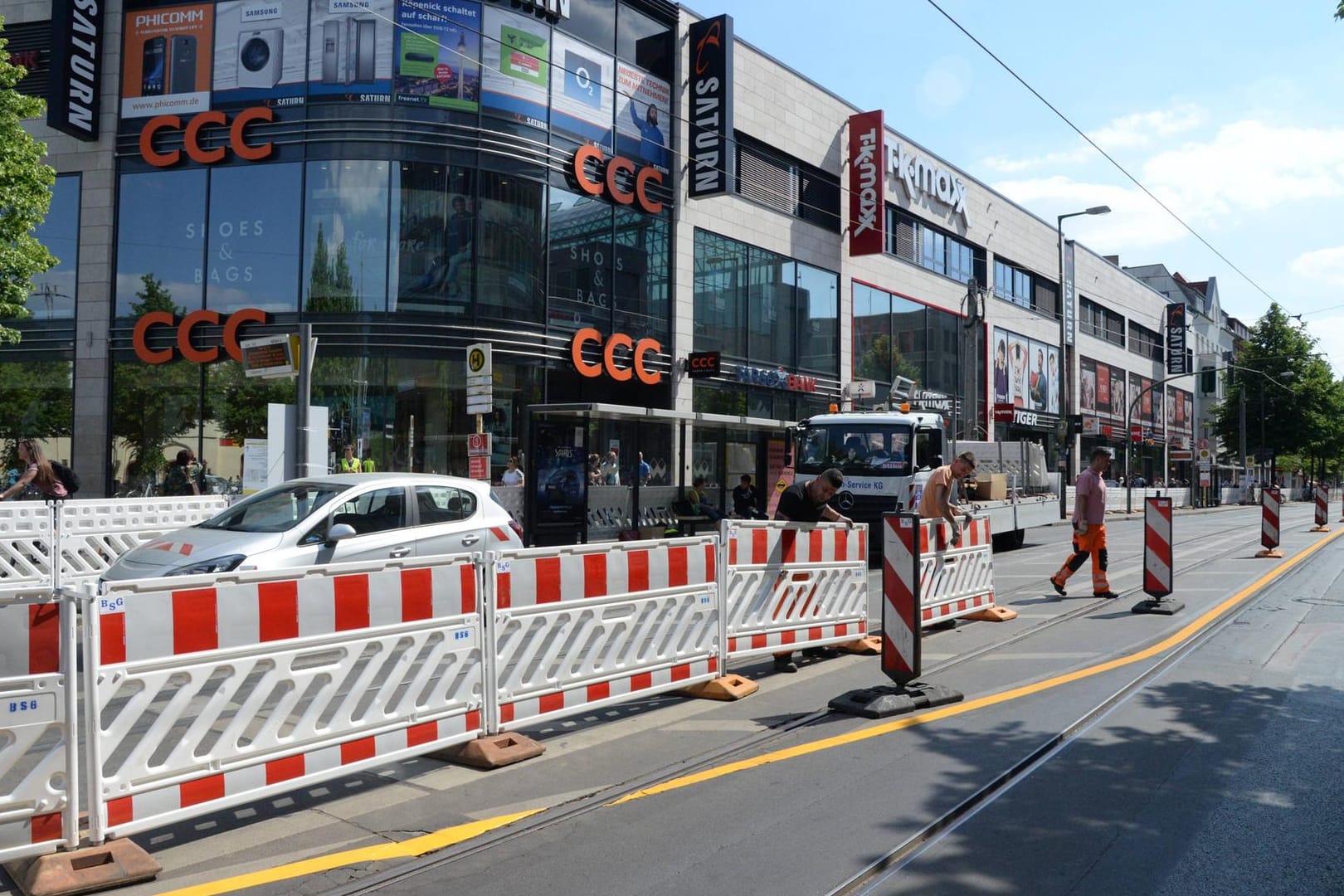 Das neue Zentrum in Köpenick (Symbolbild): Eine Frau ist in dort von ihrem eigenen Auto überrollt worden.