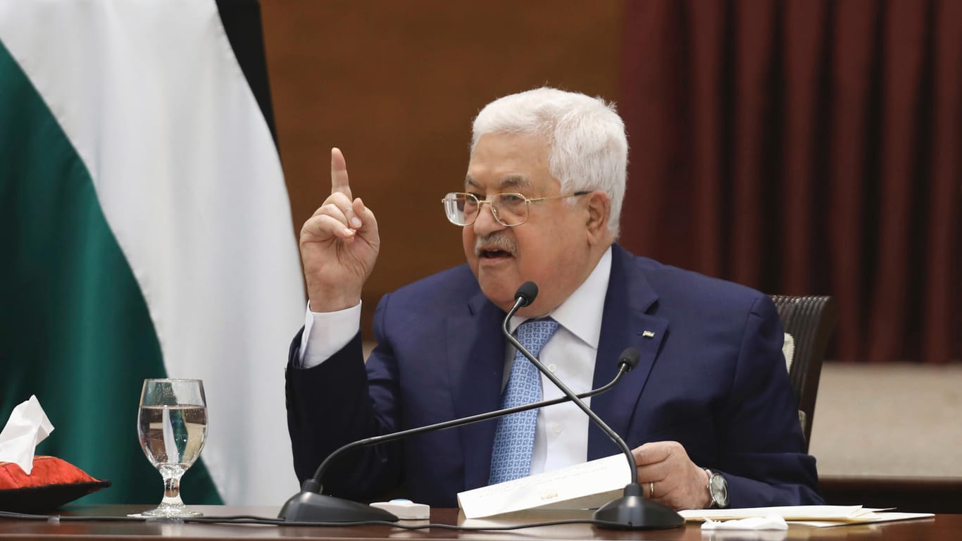Mahmud Abbas: Der Palästinenserpräsident what ein Ende aller Vereinbarungen mit Israel und den USA erklärt.