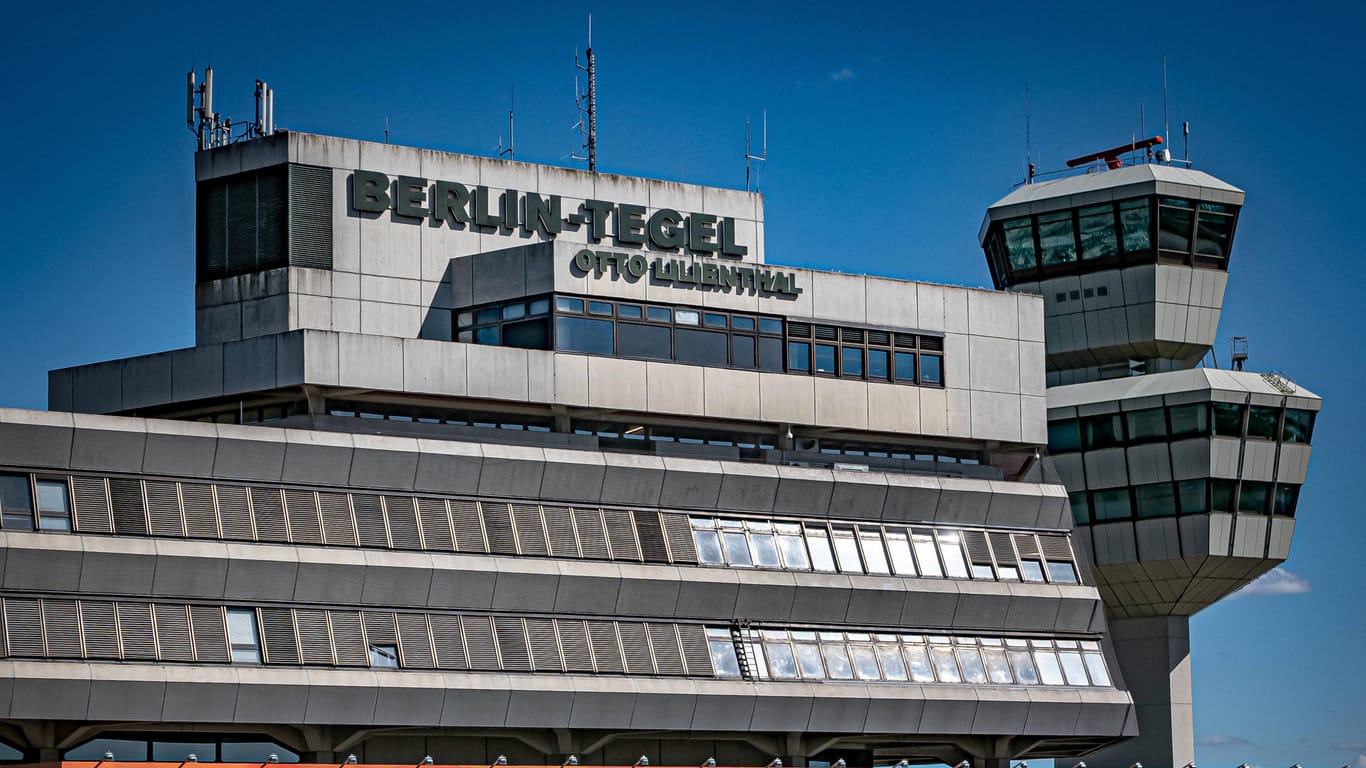 Blick auf den Flughafen Tegel in Berlin: Bald soll er vorübergehend geschlossen werden.