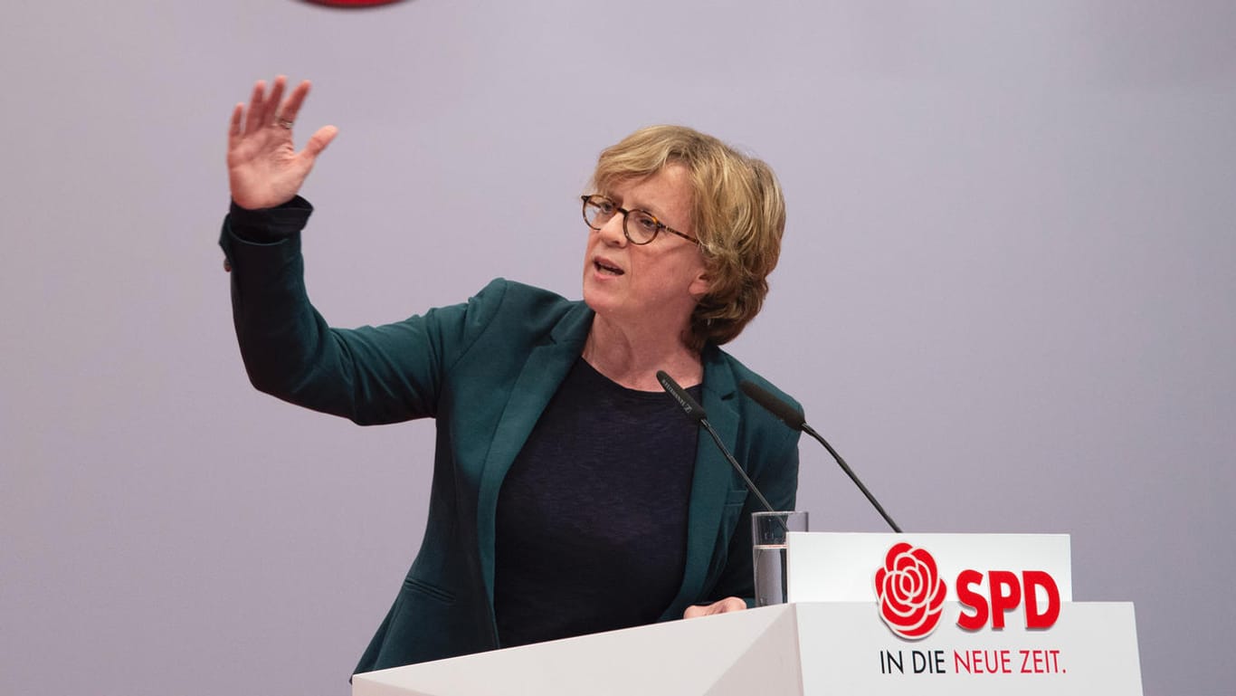 SPD-Landeschefin Natascha Kohnen: Die bayrische SPD prüft den Parteiausschluss eines fränkischen Bürgermeister, der mit Hilfe der AfD ins Amt gewählt wurde.