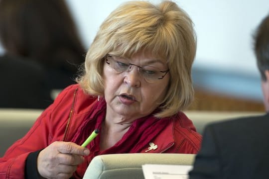 Die damalige Abgeordnete im Landtag von Mecklenburg-Vorpommern, Barbara Borchardt (Die Linke), ist am 21.