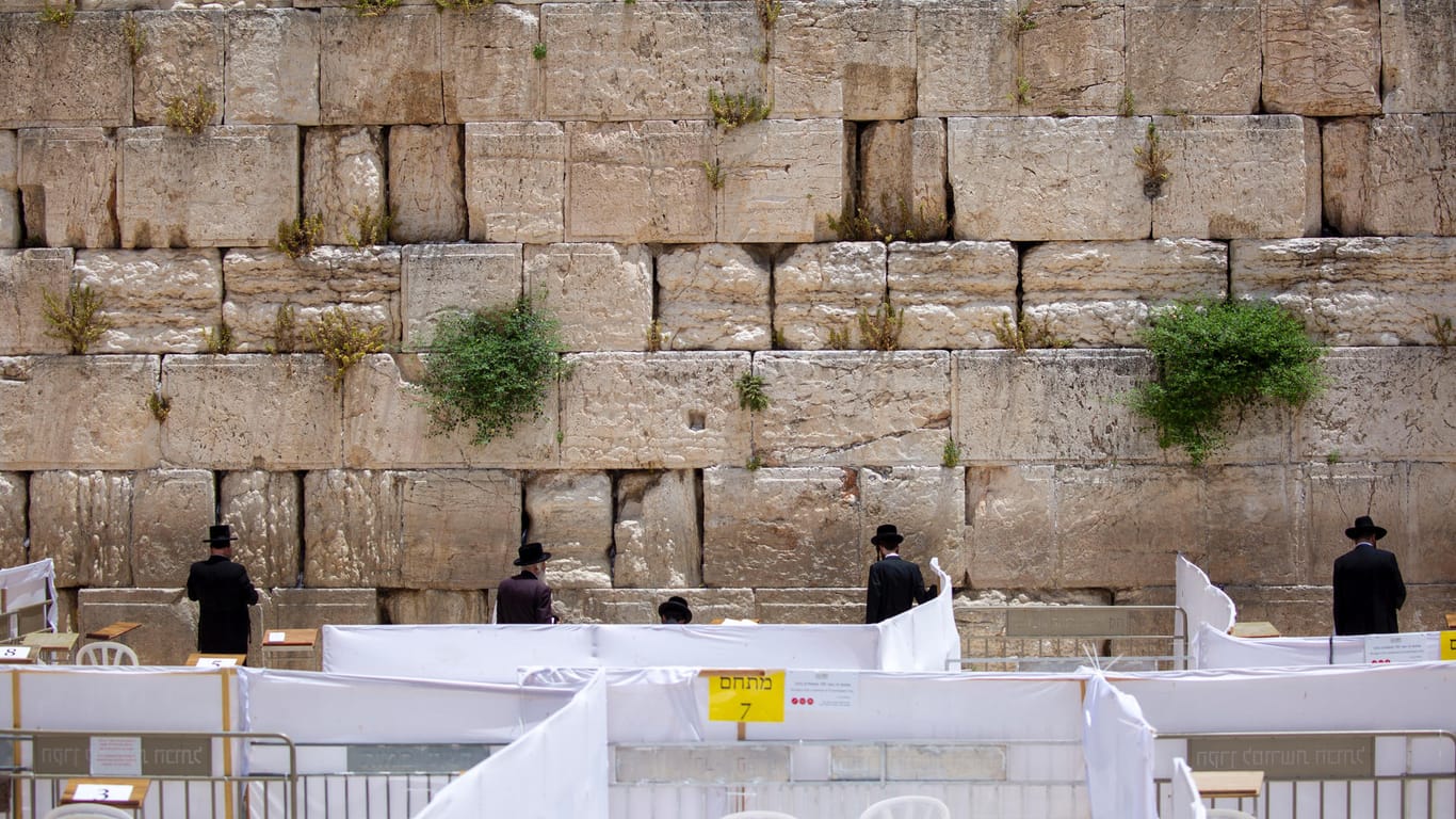 Die Klagemauer in Jerusalem: Nun wurden unterirdische Räumlichkeiten in unmittelbarer Nähe gefunden.